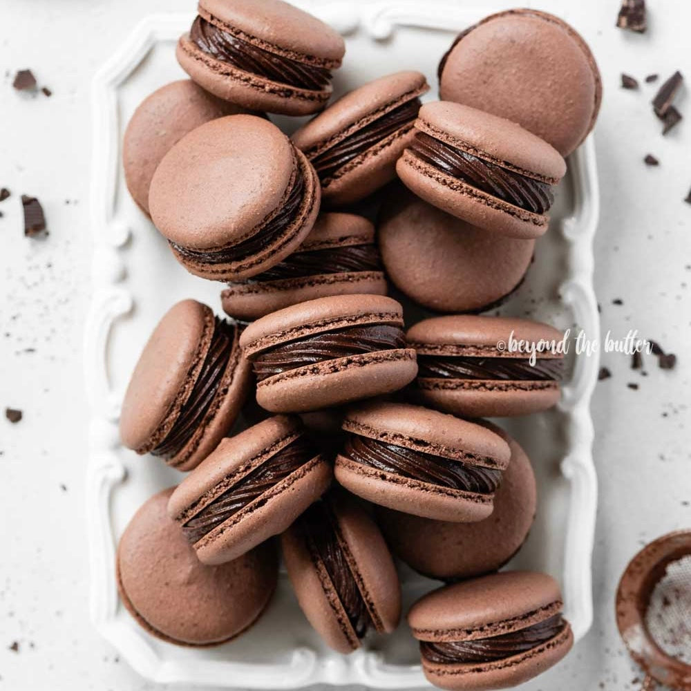 Chocolate Macarons